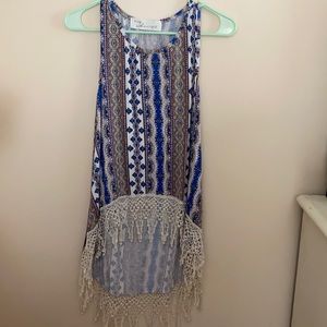 ☀️ 3/$15 Bohemian tank top